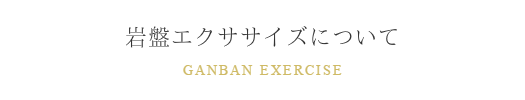岩盤エクササイズについて